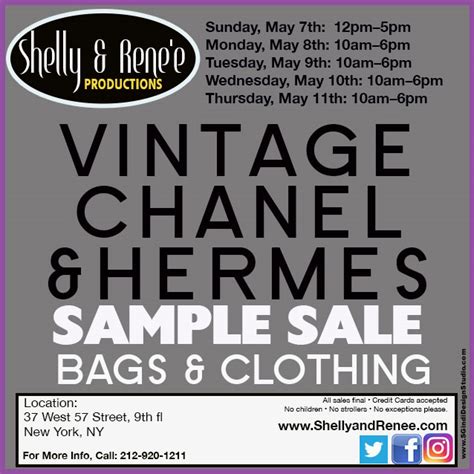 Vintage Chanel, Cartier, and Hermes Online Sample Sale 